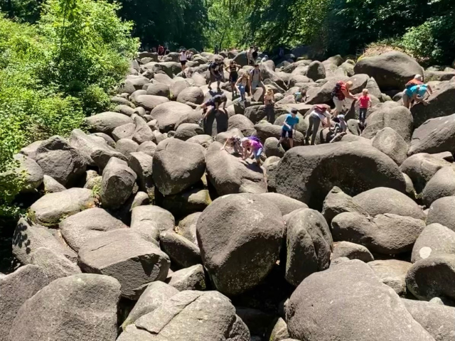 Felsenmeer – Climbing at the Sea of Rocks